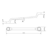 Chave Estrela 14x15 Mm Tramontina Com Corpo Em Aço Especial Cromado Tramontina - 2