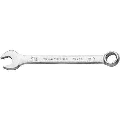 Chave Combinada 18 Mm Tramontina Basic Com Corpo Em Aço Especial Cromado Tramontina