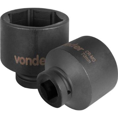 Soquete Sextavado De Impacto Enc 1" 70mm Aço Cromo Vonder