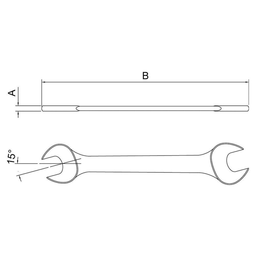 Chave Fixa 1/2x9/16" Tramontina - 2