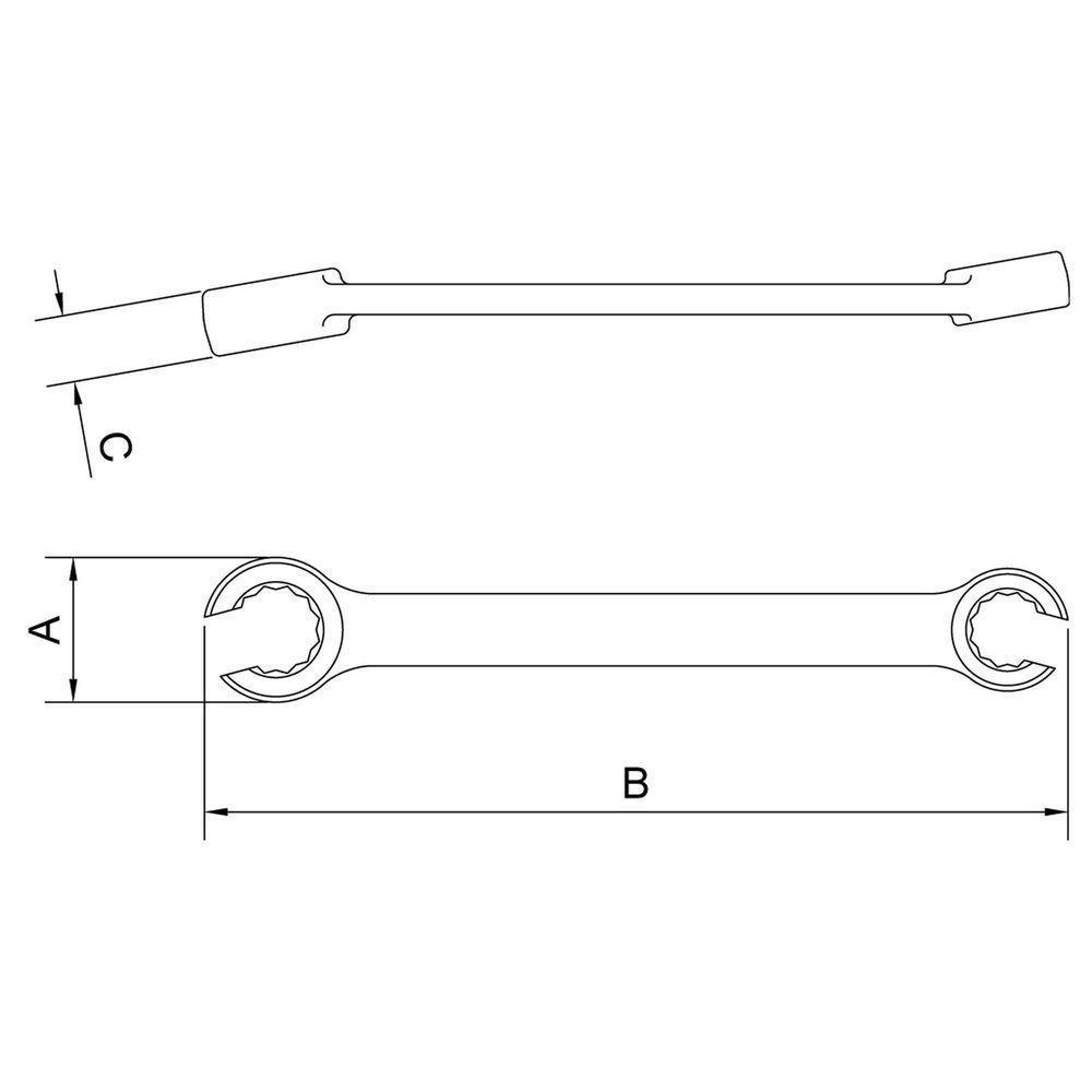 Chave Poligonal Aberta 22x24 Mm Tramontina Pro Tramontina - 3
