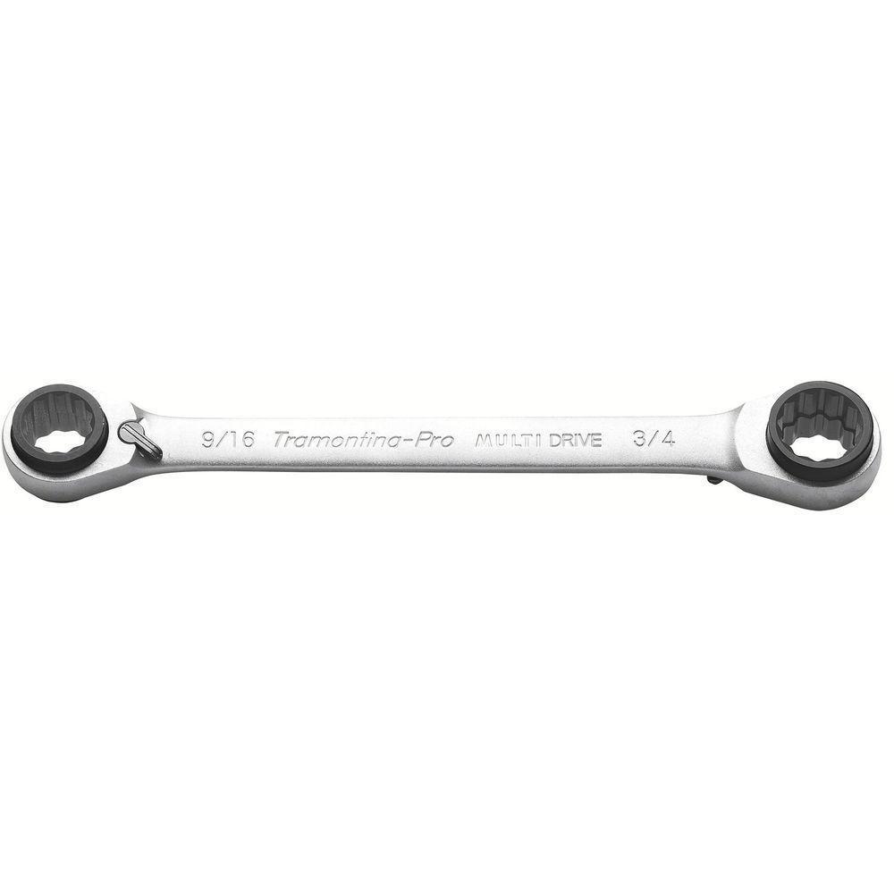 Chave Com Catraca 4 Bocas 9/16"x5/8"x11/16"x3/4" Tramontina Pro Tramontina - 1
