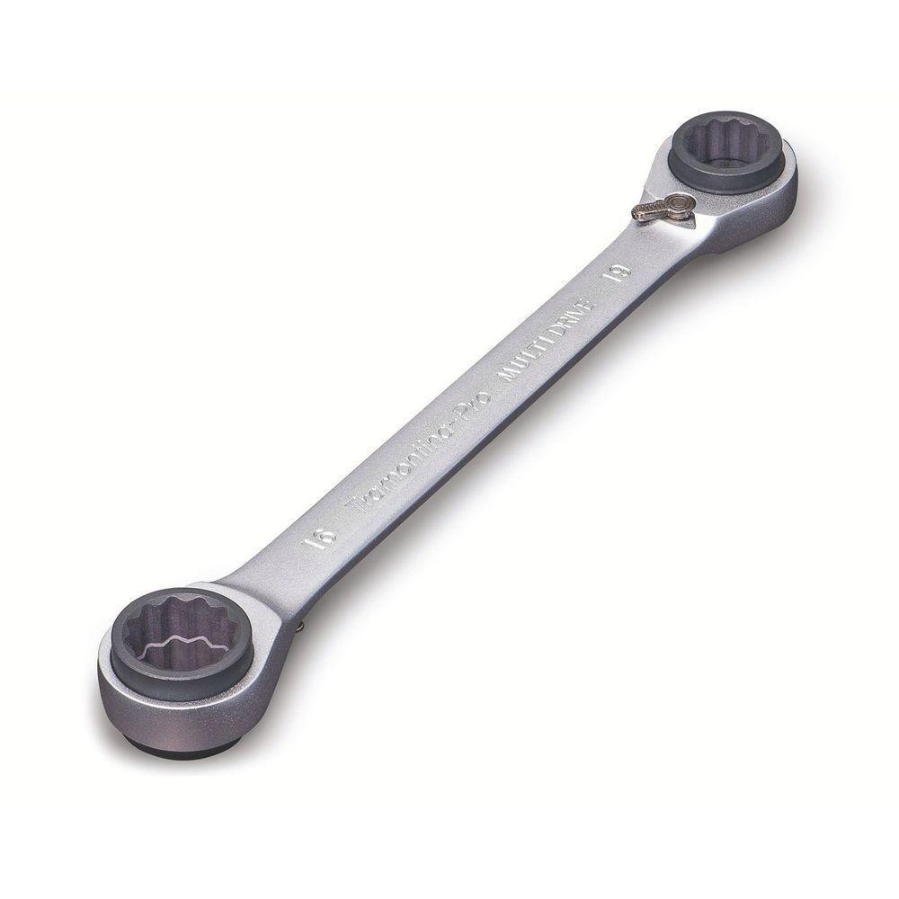 Chave Com Catraca 4 Bocas 9/16"x5/8"x11/16"x3/4" Tramontina Pro Tramontina - 4