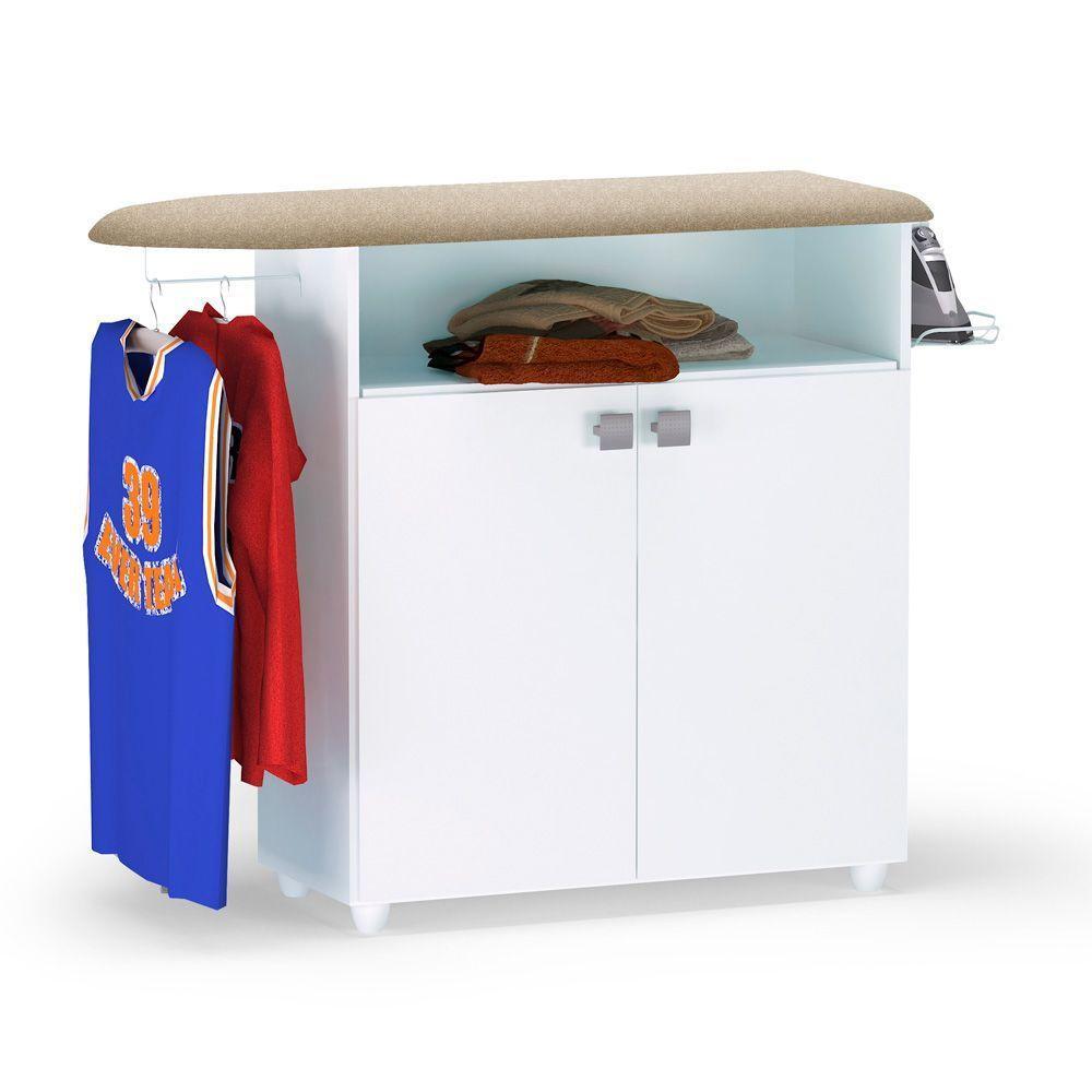 Tábua De Passar Com Armário Bianca Branco - 1