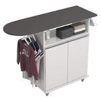 Tábua De Passar Com Balcão 2 Portas Carla Branco - Lumil - 1