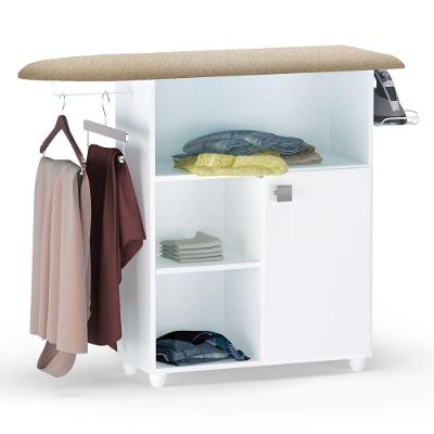 Tábua De Passar Roupa Multi Gabinete 01 Porta Branco