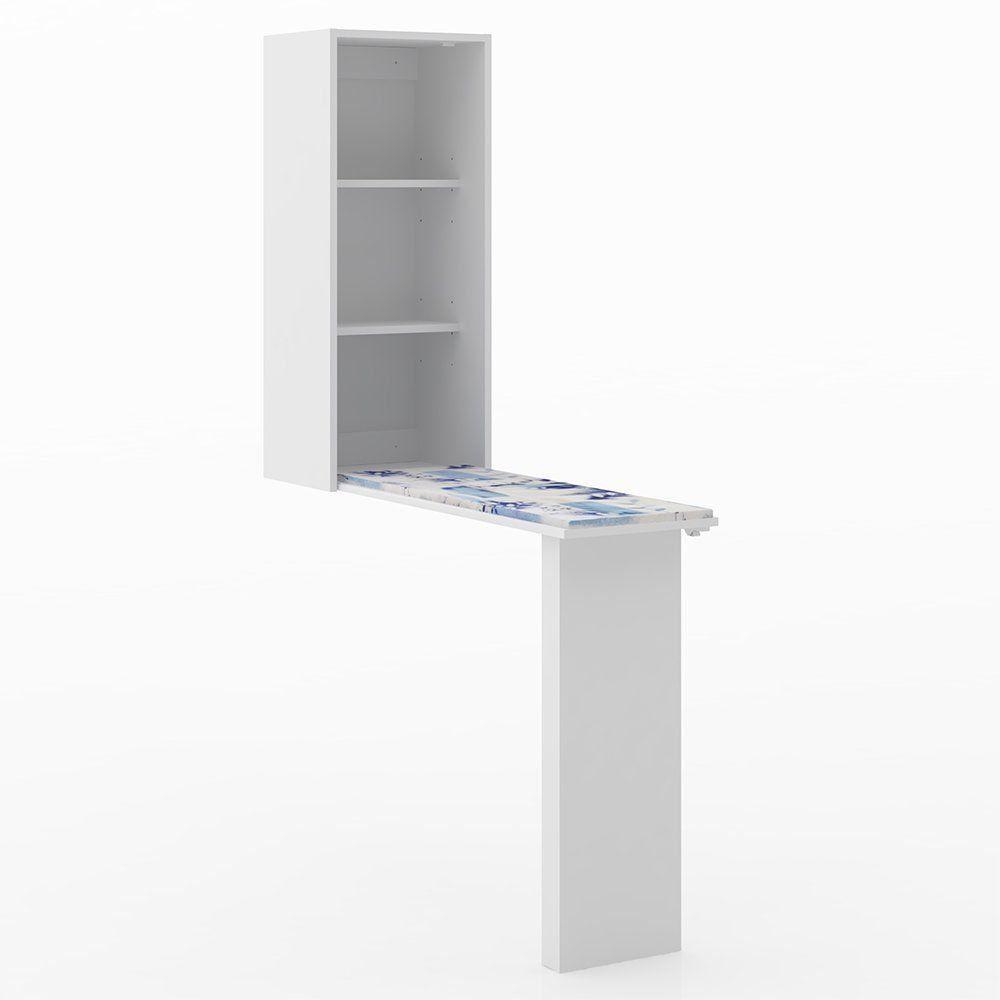 Tábua de Passar Retrátil Branco Tecno Mobili - 2
