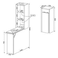 Tábua de Passar Retrátil Branco Tecno Mobili - 3
