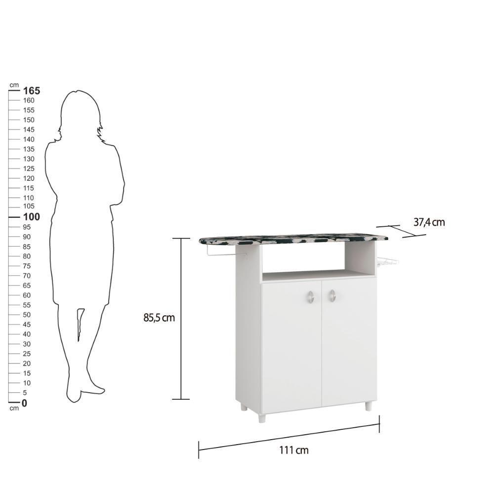 Tábua de Passar Ditália 2 Portas Mp-50 Branco - 5