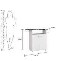 Tábua de Passar Ditália 2 Portas Mp-50 Branco - 5