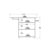 Tábua de Passar Ditália 2 Portas Mp-50 Branco - 6