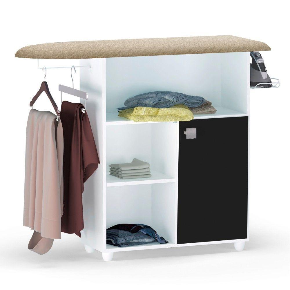 Tábua De Passar Roupas Dani Branco Preto - 1