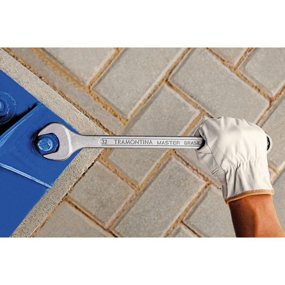 Chave Combinada 10 Mm Com Pescoço Tramontina Com Corpo Forjado Em Aço Especial Cromado Tramontina - 3