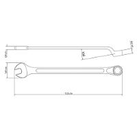 Chave Combinada 1/4" Tramontina Com Corpo Forjado Em Aço Especial Cromado Tramontina - 3