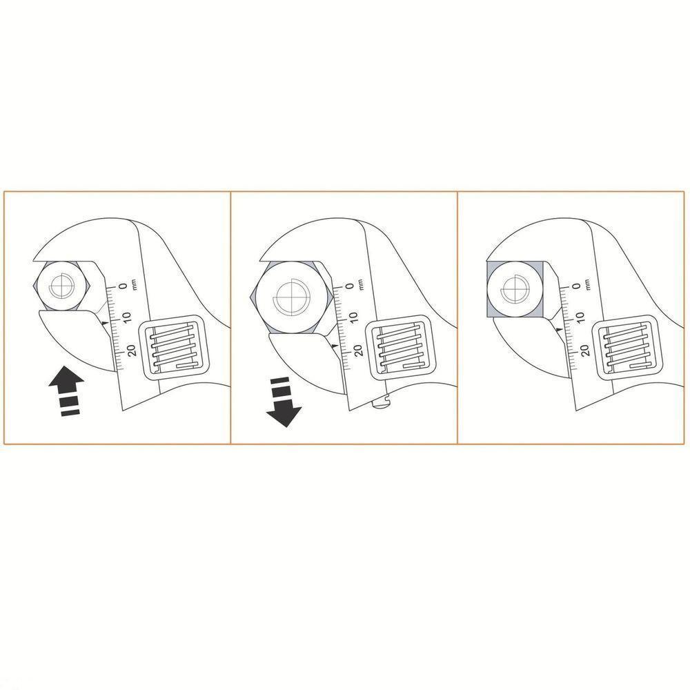 Chave Ajustável 10" Forjada Em Aço Cromo Vanádio Tramontina Pro Tramontina - 2