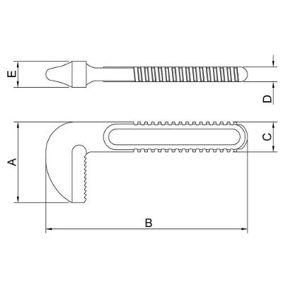 Mordente Da Chave Para Tubos 14" Tramontina