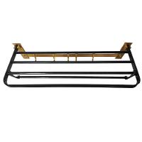 Toalheiro Varal Suporte Roupa Prateleira Multiuso Gancho Porta Toalha - 9