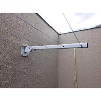 Suporte Para Roupas Varal Parede Reforçado Preto - 2