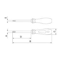 Chave Trafix Com Cabo Em Aço Cromo Vanádio T6 Tramontina Pro Tramontina - 2