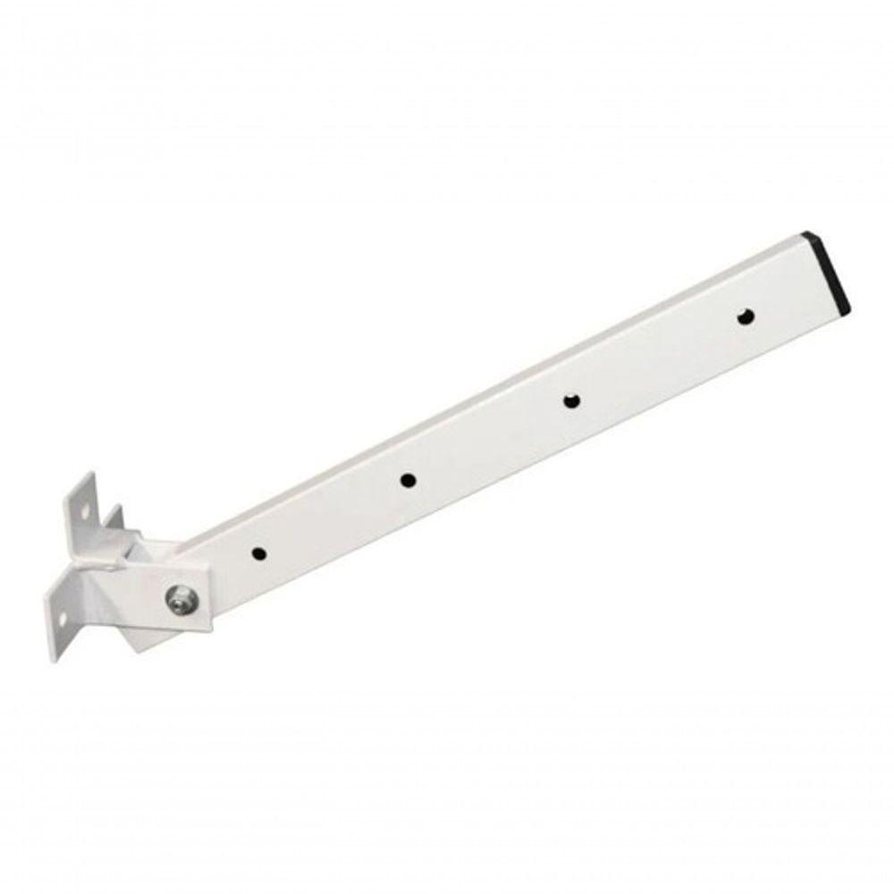 Suporte De Varal Dobrável De Parede Branco 4 Furos - 1 Par - 1