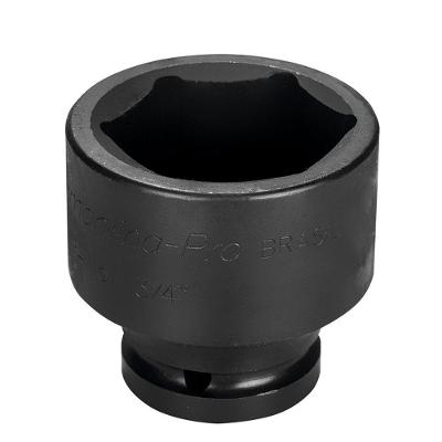 Soquete De Impacto Sextavado Em Aço Cromo Molibdênio 33 Mm - Encaixe 3/4'' Tramontina
