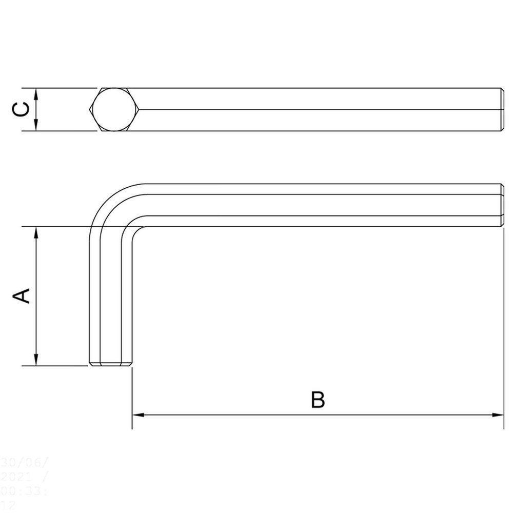 Chave Hexagonal 1,5 Mm Tramontina Pro Tramontina - 7