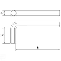 Chave Hexagonal 1,5 Mm Tramontina Pro Tramontina - 7