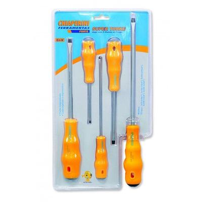 Kit Chiaperini Chave Fendas Philips Super Torke 5 Peças Cabo Injetado E Ergonômico