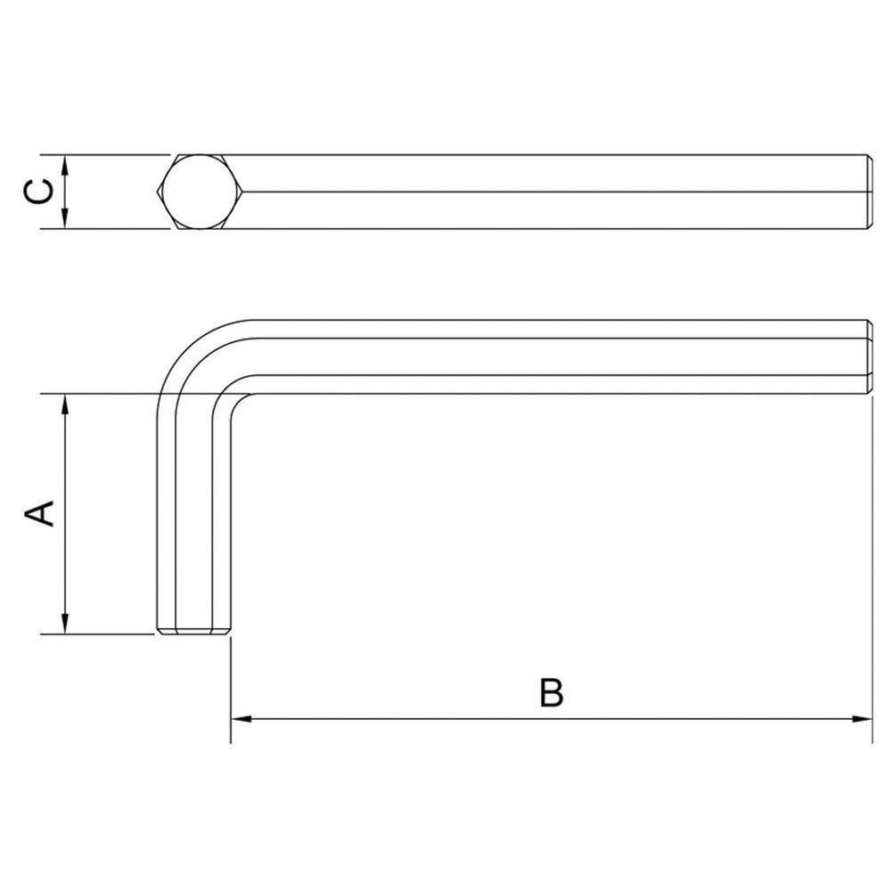 Chave Hexagonal 1/16'' Tramontina Pro Tramontina - 2