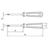 Chave Trafix Com Cabo Em Aço Cromo Vanádio T7 Tramontina Pro Tramontina - 2