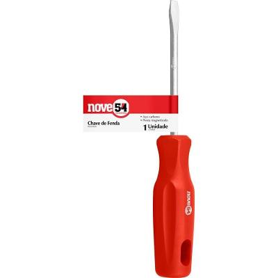Chave Fenda 1/8X4" Aço Carbono - Nove54
