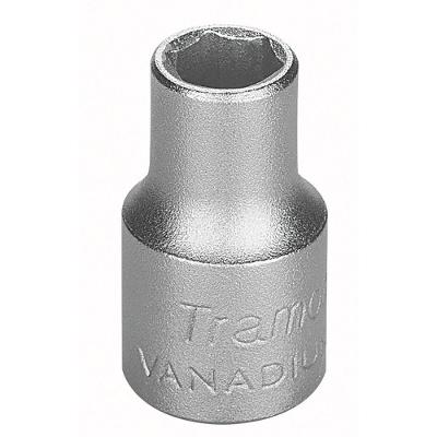 Soquete Sextavado Em Aço Cromo Vanádio 8 Mm - Encaixe 3/8" Tramontina Pro Tramontina