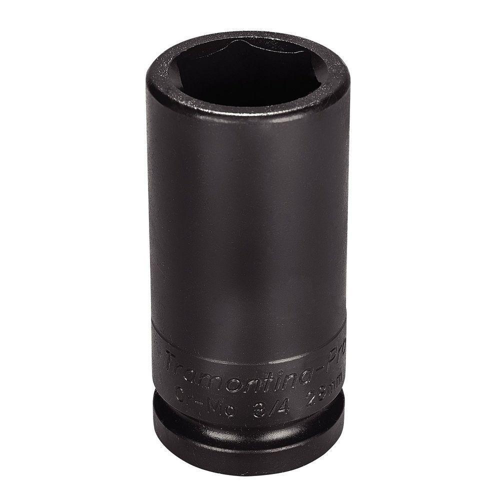 Soquete De Impacto Sextavado Longo Em Aço Cromo Molibdênio 30 Mm - Encaixe 3/4'' Pro - 1