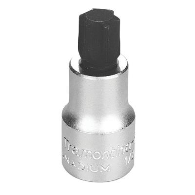 Soquete Em Aço Cromo Vanádio Ponta Trafix T60 - Encaixe 1/2" Tramontina Pro Tramontina