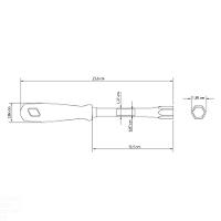 Chave Canhão 13 Mm Tramontina Com Haste Tubular Tramontina - 3