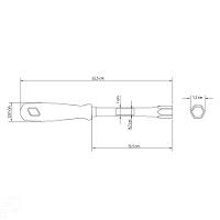 Chave Canhão 8 Mm Tramontina Com Haste Tubular Tramontina - 3