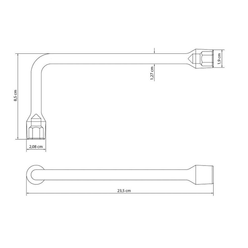 Chave Biela 13 Mm Tramontina Com Corpo Forjado Em Aço Especial Cromado Tramontina - 2