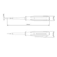 Chave Teste Tramontina Com Ponta Cruzada 1/8x3" Em Aço Especial Tramontina - 3