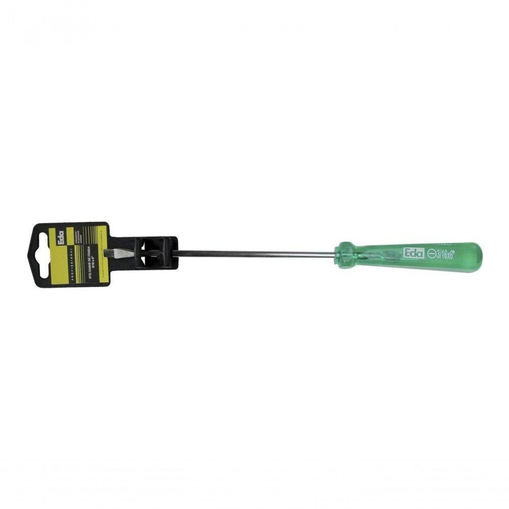 Chave Fenda P.magn Acetato Verde B 3/16equot;x 6equot; - 1