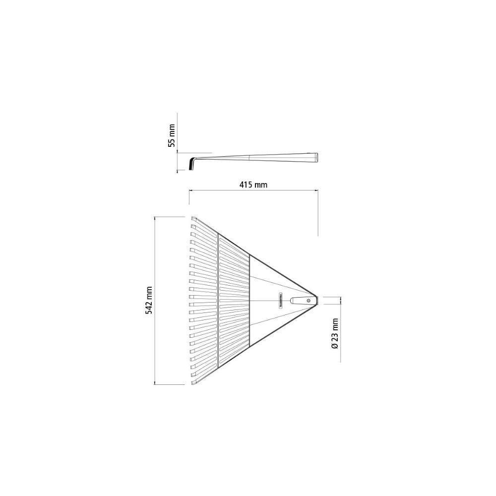 Vassoura Com 22 Dentes Tramontina Preto Sem Cabo - 5