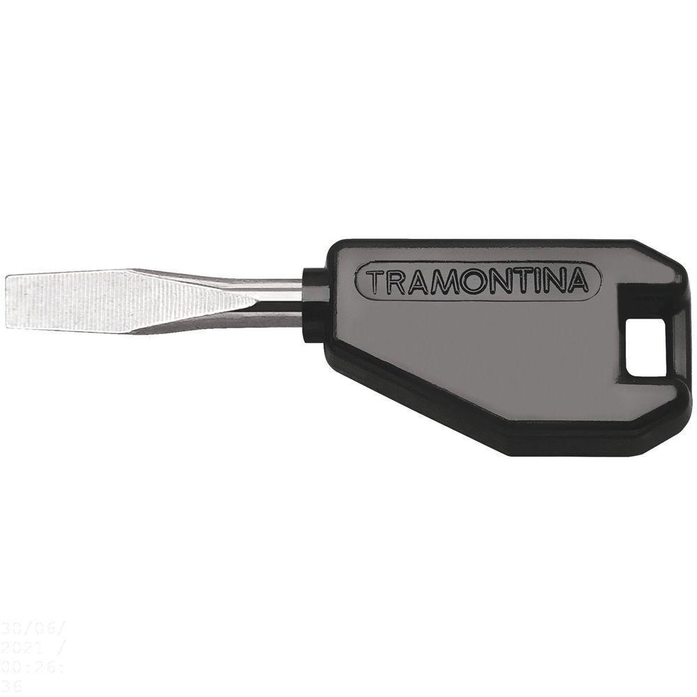 Mini Chave De Fenda Ponta Chata 3/16x1'' Tramontina Basic Com Haste Em Aço Especial Tramontina - 2
