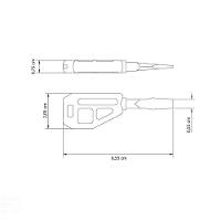 Mini Chave De Fenda Ponta Chata 3/16x1'' Tramontina Basic Com Haste Em Aço Especial Tramontina - 3
