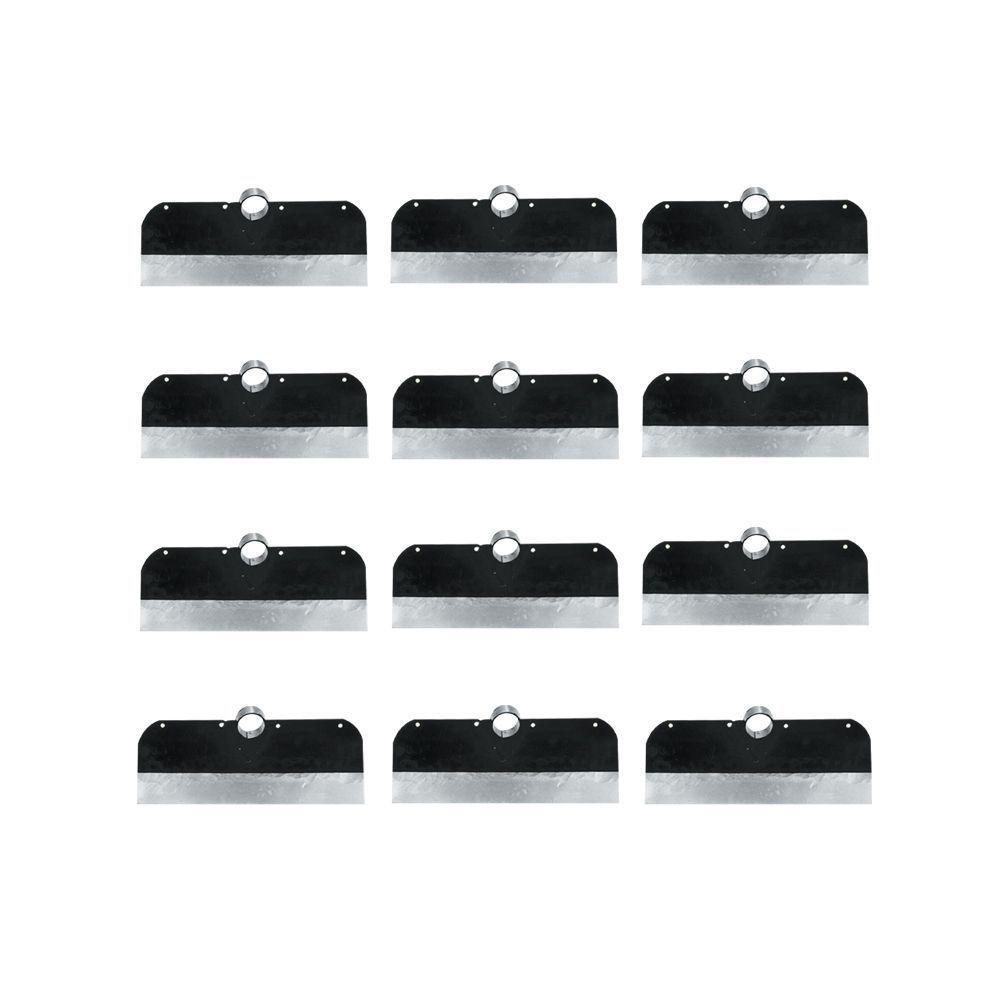 Kit Rodo Mocho Com 12 Peças 1,5 Libras Sem Cabo - Cor: Preto - 1