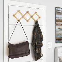 Cabide Sanfonado De Parede Em Madeira Pinus - Stolf 7 Pinos - 2