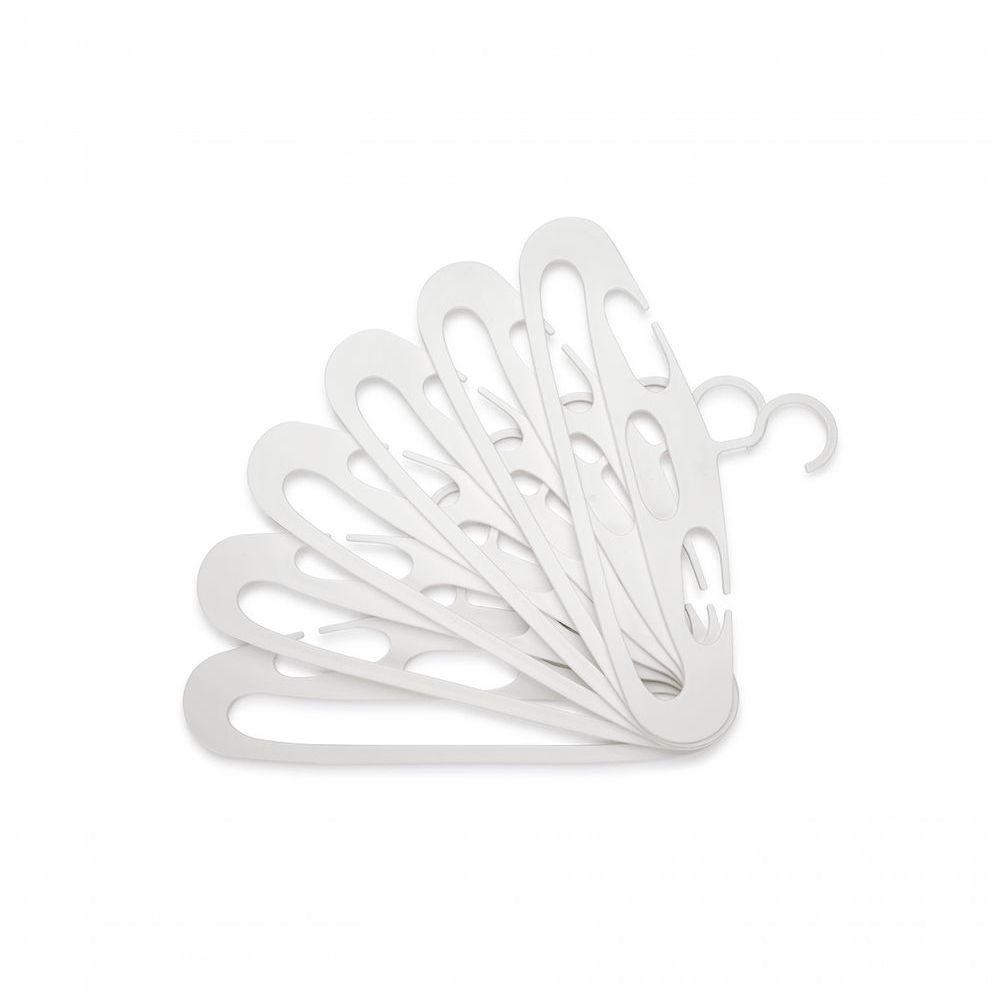 Conjunto 6 Cabides Piccolino Coza 31 X 4 X 16,1 Cm Branco Coza - 2