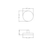 Cabide Gancho Tramontina Em Madeira Maciça Com Acabamento Em Pintura Branca 120 Mm Tramontina - 6
