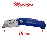 Estilete Trapezoidal Dobrável Profissional 18mm Danmi® - 3