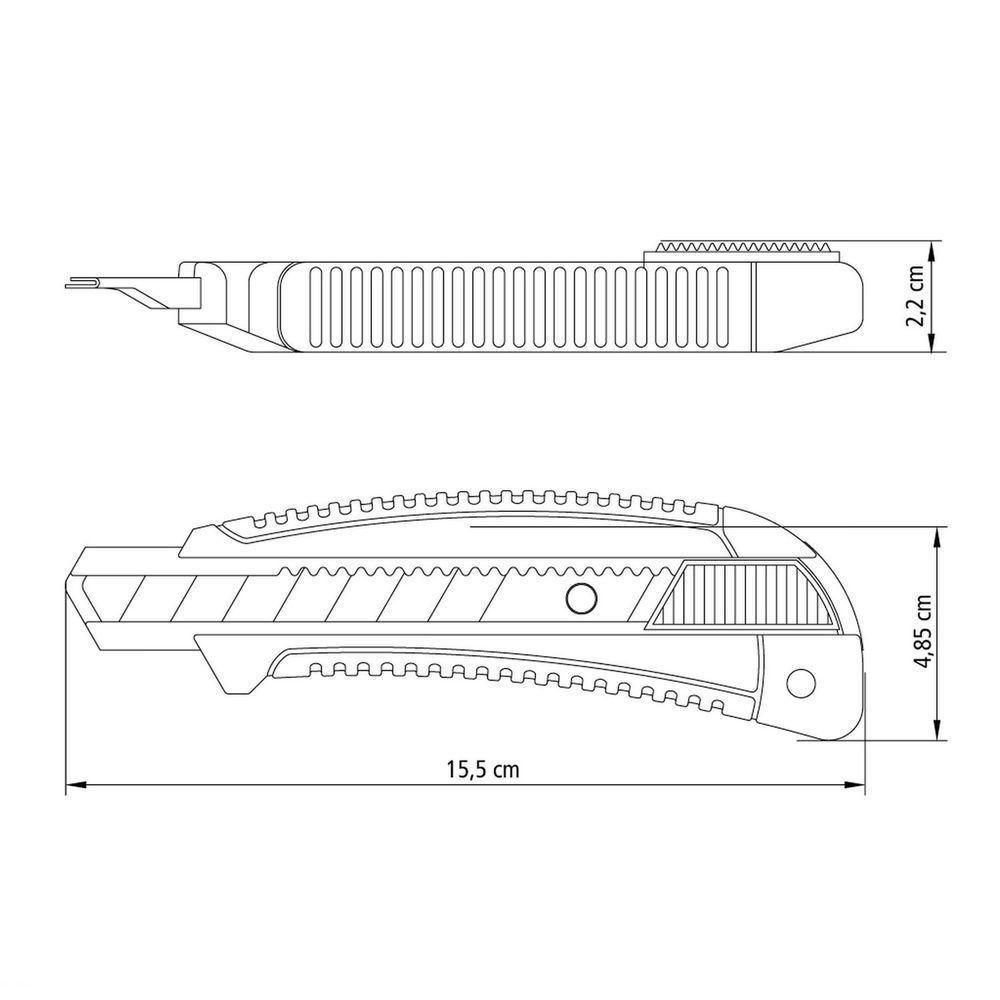 Estilete Profissional 6" Tramontina Com Corpo De Dupla Injeção Tramontina - 4
