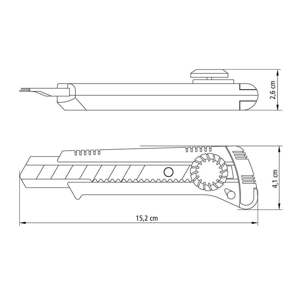 Estilete Profissional 6" Tramontina Com Corpo Injetado Tramontina - 3