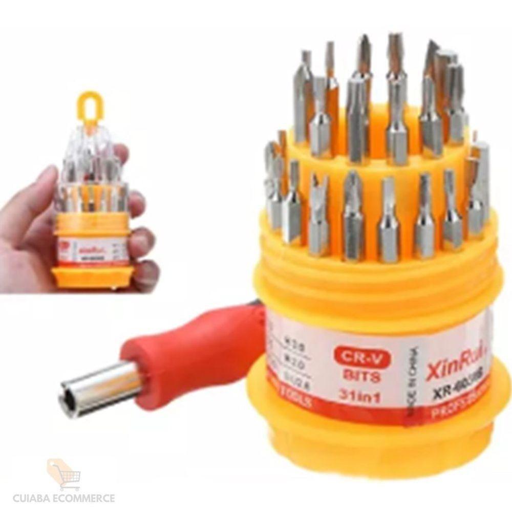 Ferramenta Kit Toque 31em 1 Completo Chaves Portatil - 3